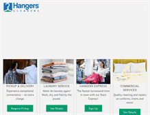 Tablet Screenshot of hangersorlando.com